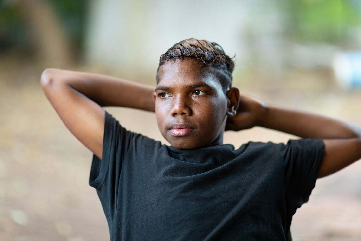 Aboriginal boy 8 10yo