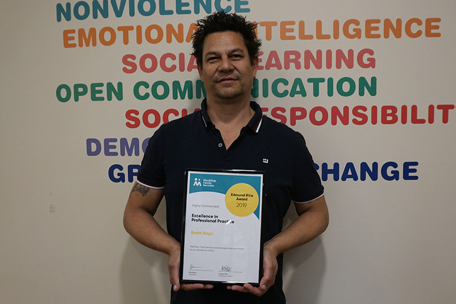 Edmund Rice Award For Excellence In Practice By Any Permanent Member Of Staff Brett